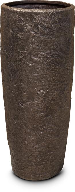 Rocky Bodenvase mit Steinstruktur Ø 35 cm, Höhe 79 cm bronze günstig online kaufen