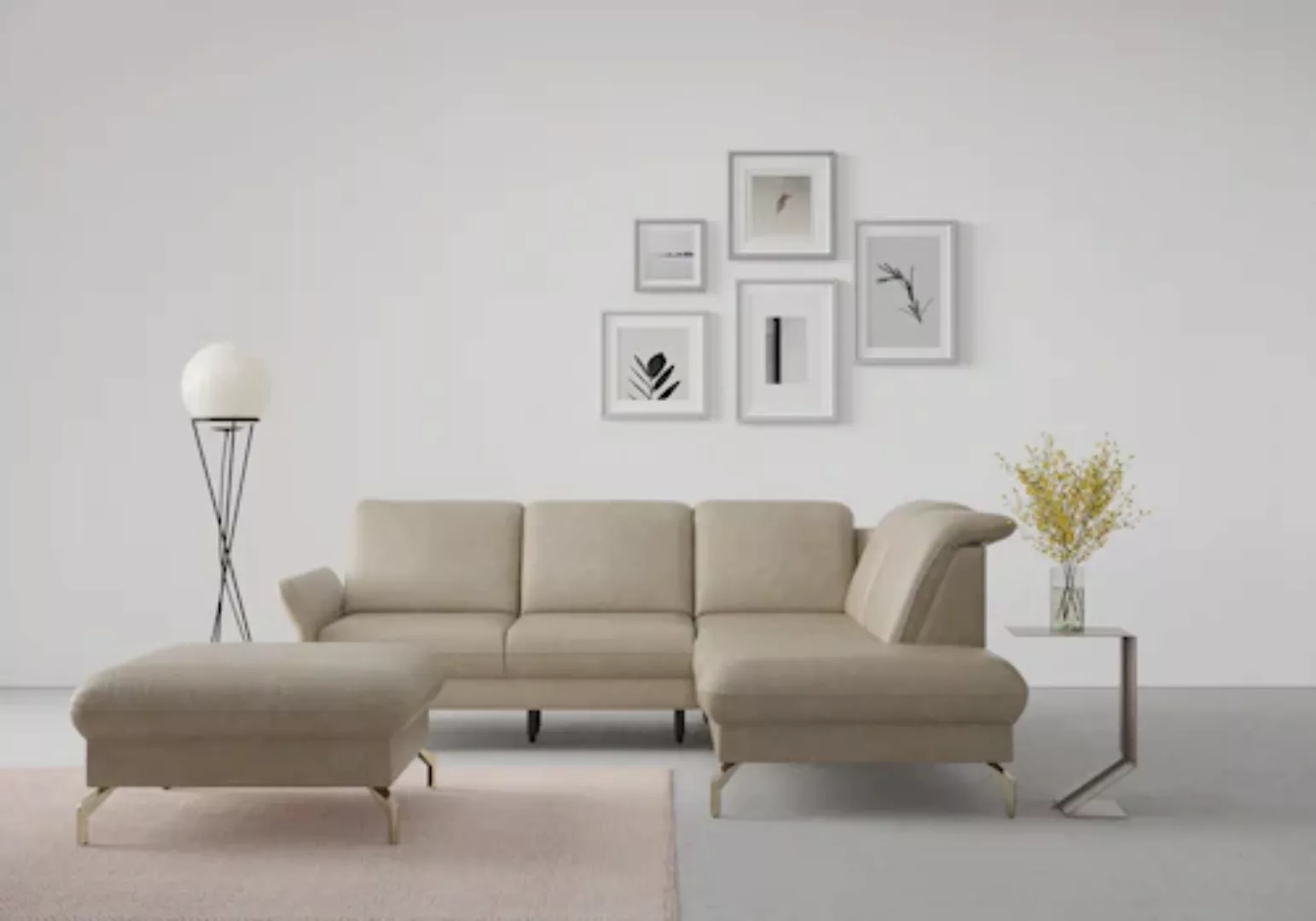sit&more Ecksofa »Fashion L-Form«, wahlweise mit Kopfteilverstellung, Vorzi günstig online kaufen