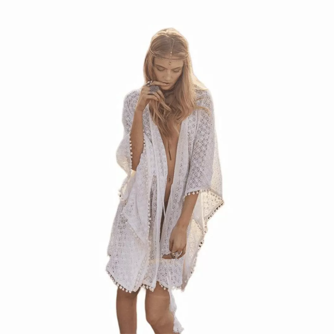 AUKUU Strandkleid Strand-Überwurfjacke, Sonnenschutzshirt für Frauen, als Ü günstig online kaufen