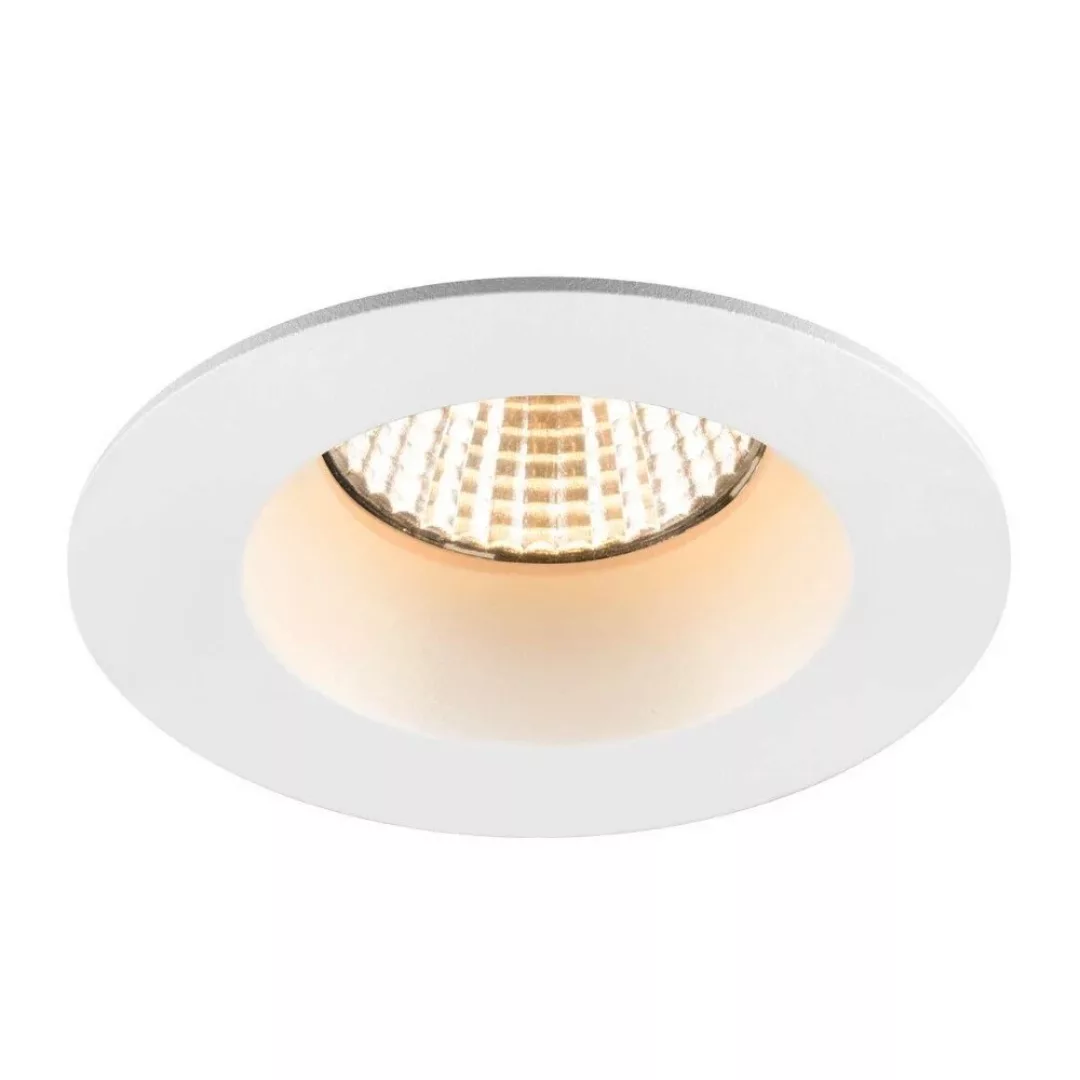 LED Deckeneinbauleuchte New Tria in Weiß 8,6W 430lm IP65 günstig online kaufen