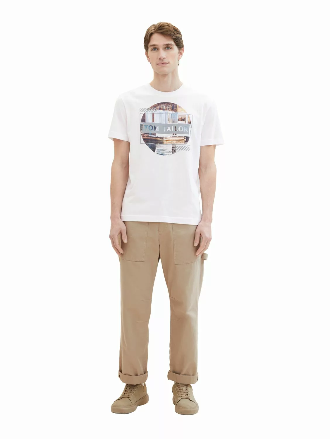 Tom Tailor Herren T-Shirt PHOTOPRINT - Regular Fit günstig online kaufen