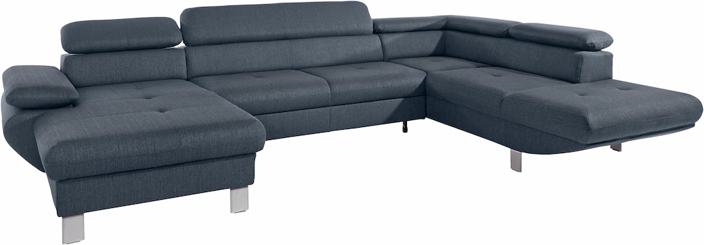 exxpo - sofa fashion Wohnlandschaft "Vinci, U-Form" günstig online kaufen