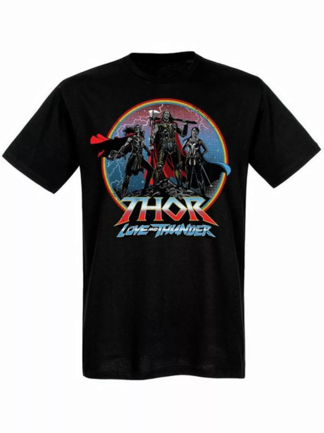 Thor Heros Logo Herren T-Shirt schwarz günstig online kaufen
