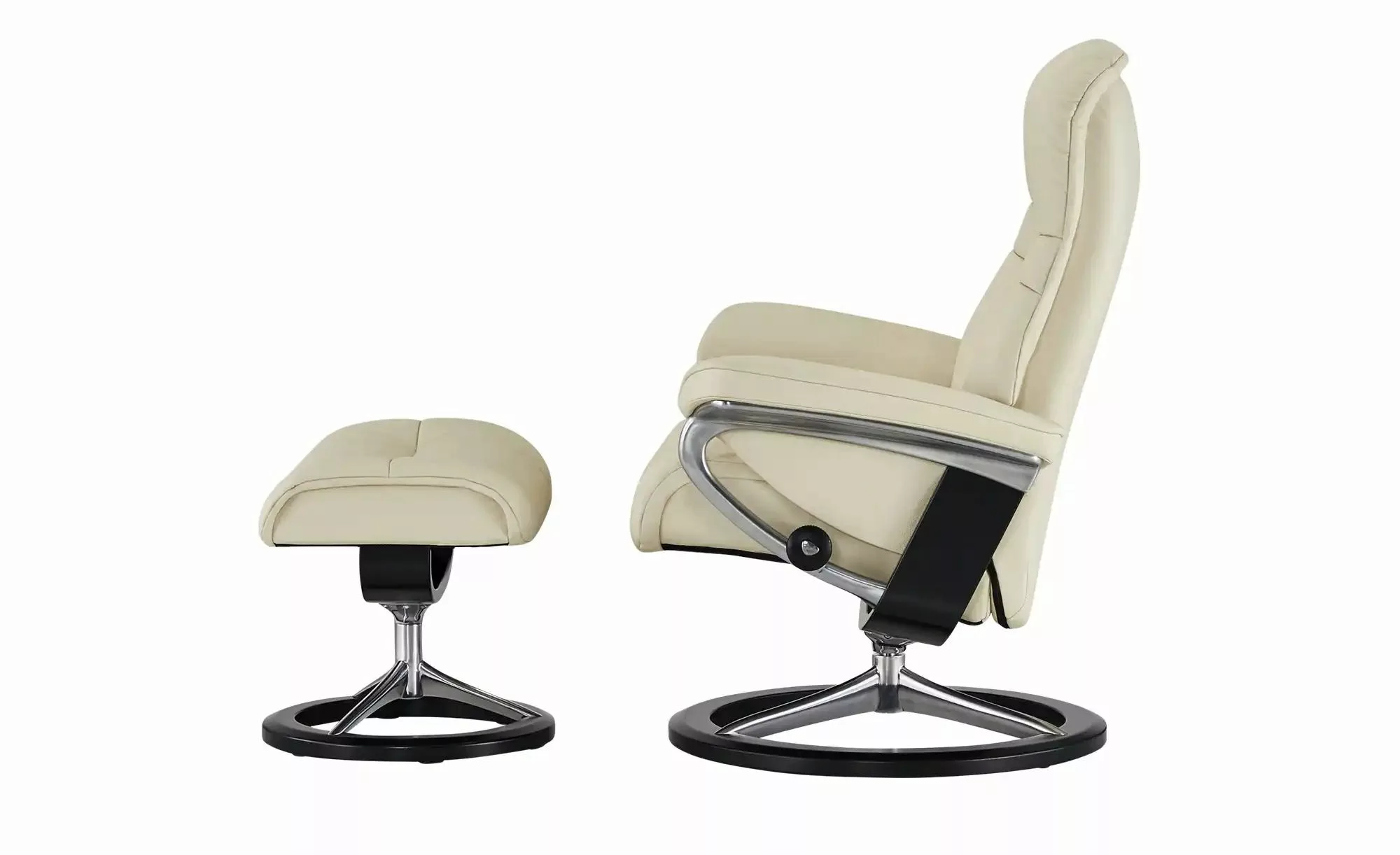 Stressless Relaxsessel mit Hocker Leder Sunrise M ¦ creme ¦ Maße (cm): B: 8 günstig online kaufen