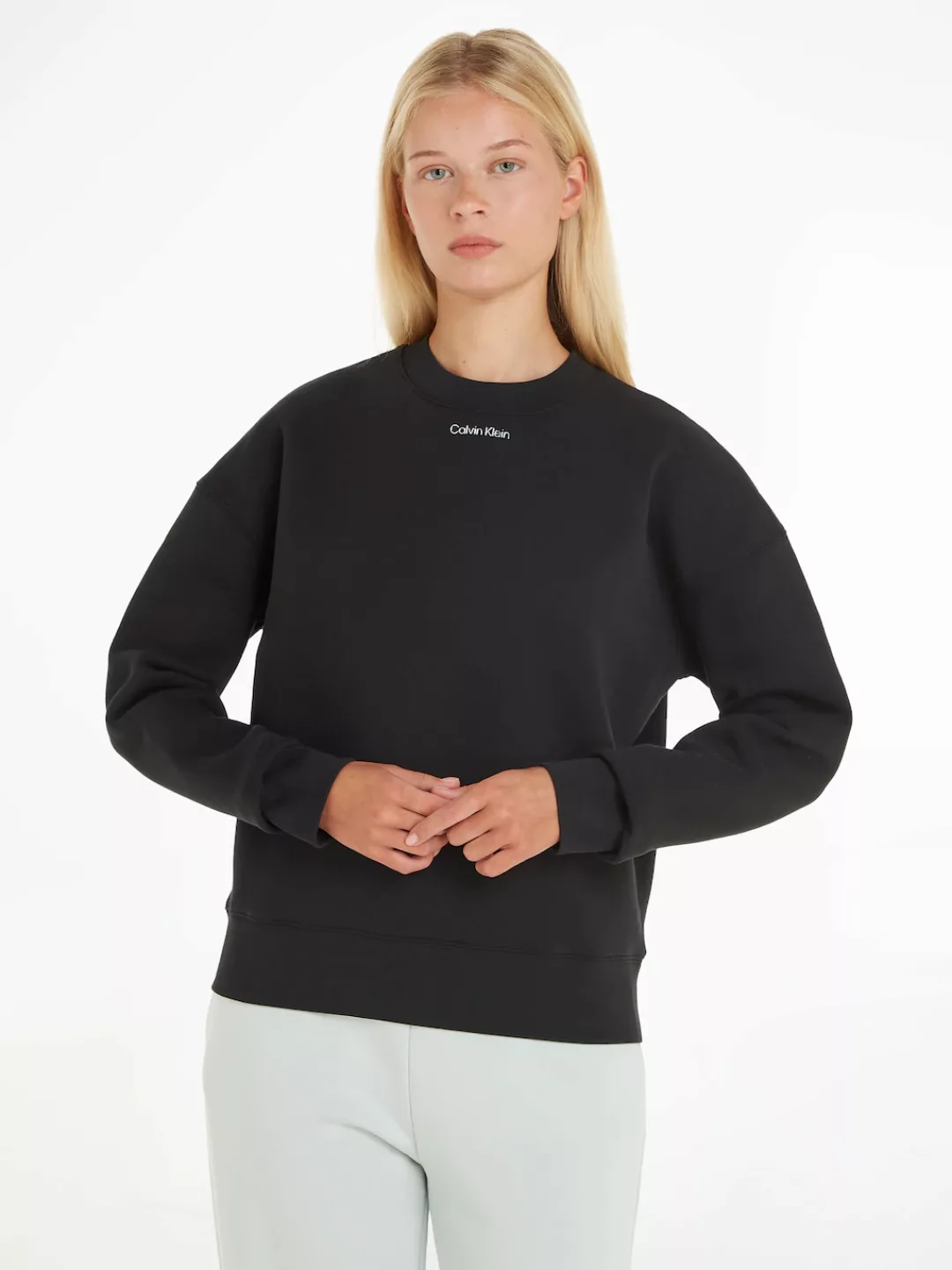 Calvin Klein Sweatshirt "METALLIC MICRO LOGO SWEATSHIRT" günstig online kaufen