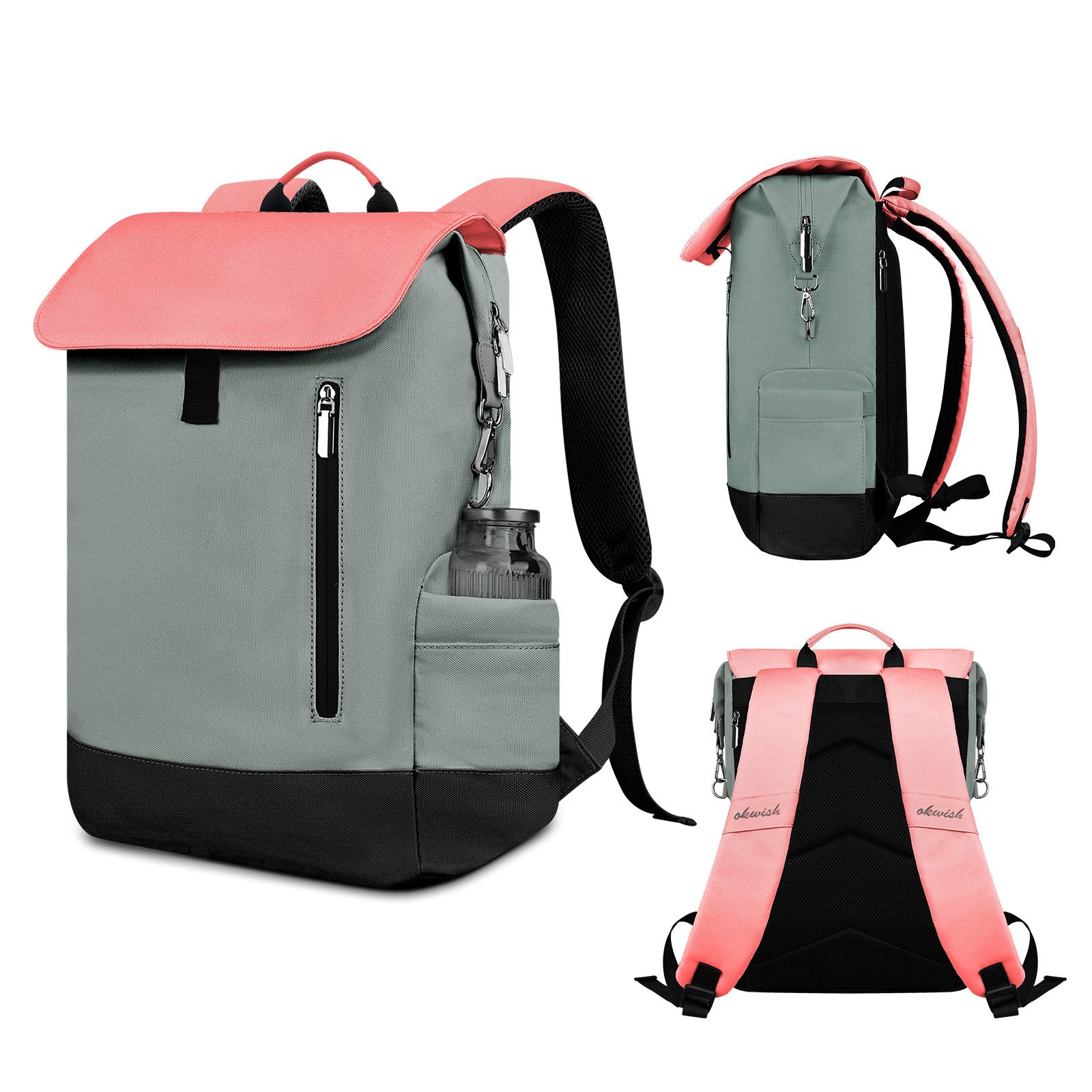 MODFU Laptoprucksack Damen Laptop Rucksack Rucksäcke günstig online kaufen