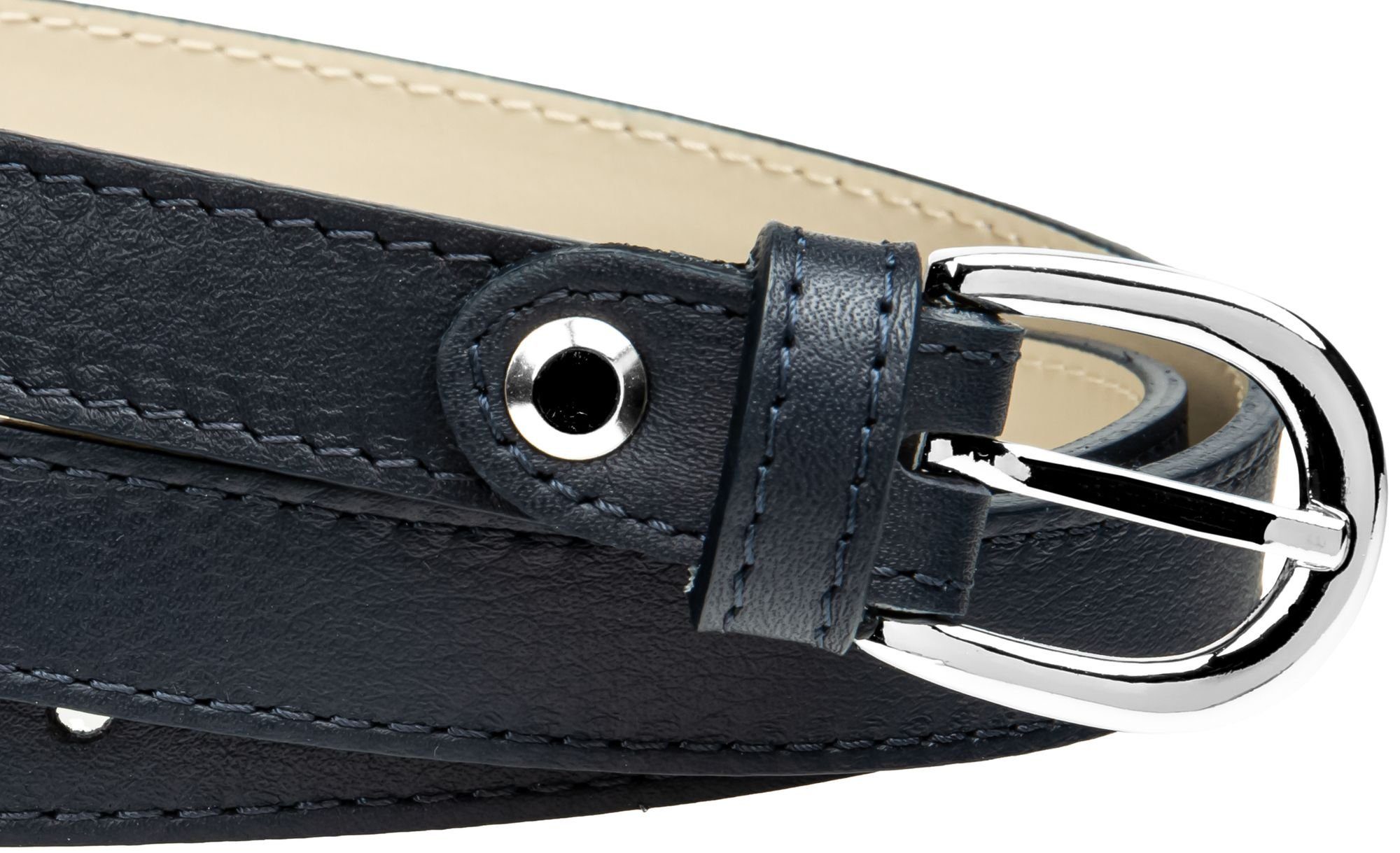 Caspar Taillengürtel GU273 aus echtem Leder günstig online kaufen