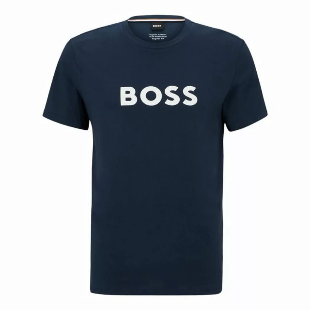 BOSS T-Shirt T-Shirt RN mit großem Markenprint auf der Brust günstig online kaufen