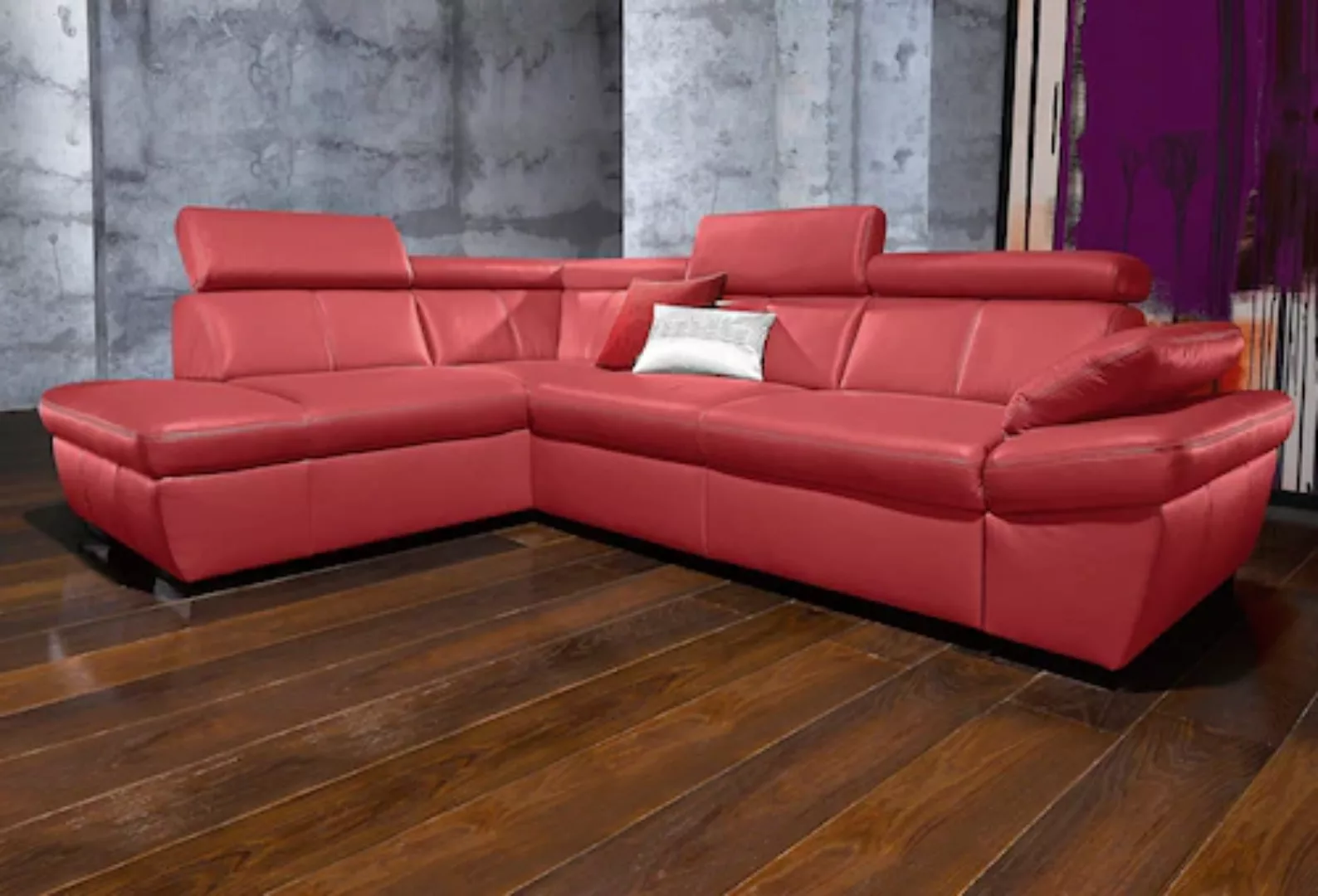 exxpo - sofa fashion Ecksofa »Salerno, klassisch modernes Funktionssofa, ho günstig online kaufen