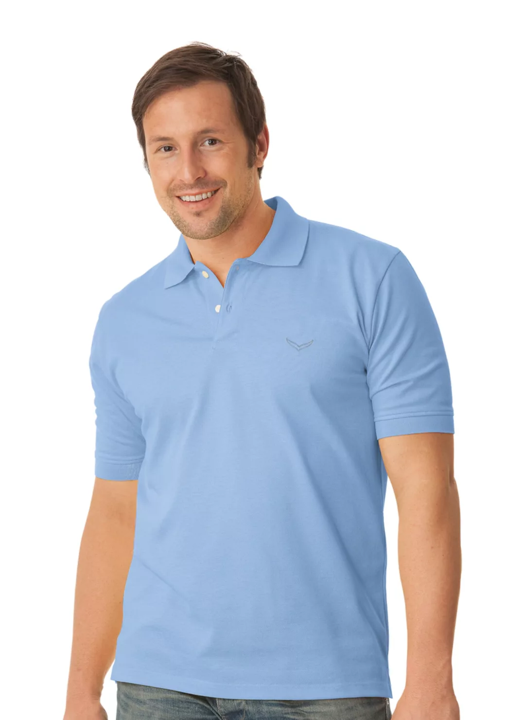 Trigema Poloshirt TRIGEMA Poloshirt DELUXE Piqué (1-tlg) günstig online kaufen