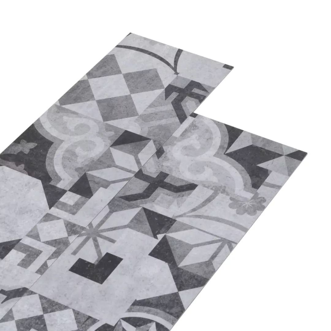 Pvc-laminat-dielen 5,02 M² 2 Mm Selbstklebend Grau Muster günstig online kaufen
