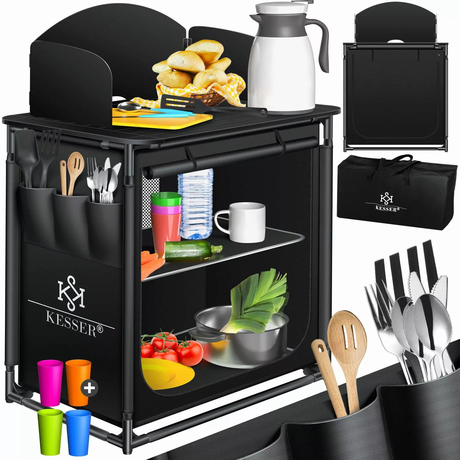 KESSER Campingschrank Campingschrank, Campingküche mit Aluminiumgestell günstig online kaufen