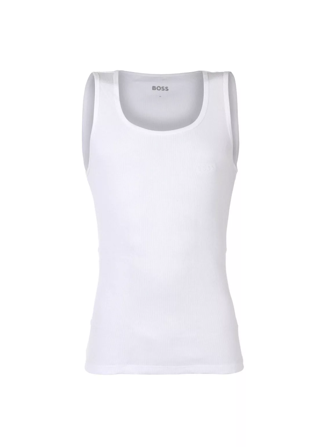 BOSS Tanktop 3P RibClassic BOSS ONE x David Beckham Ton in Ton Stickerei au günstig online kaufen