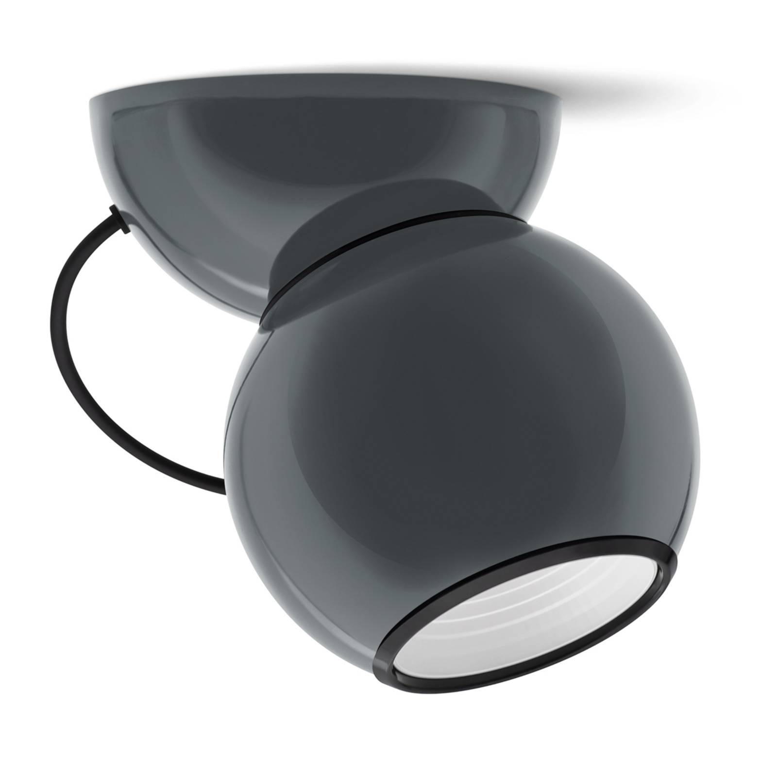 Stilnovo Gravitino LED-Deckenlampe drehbar grau günstig online kaufen