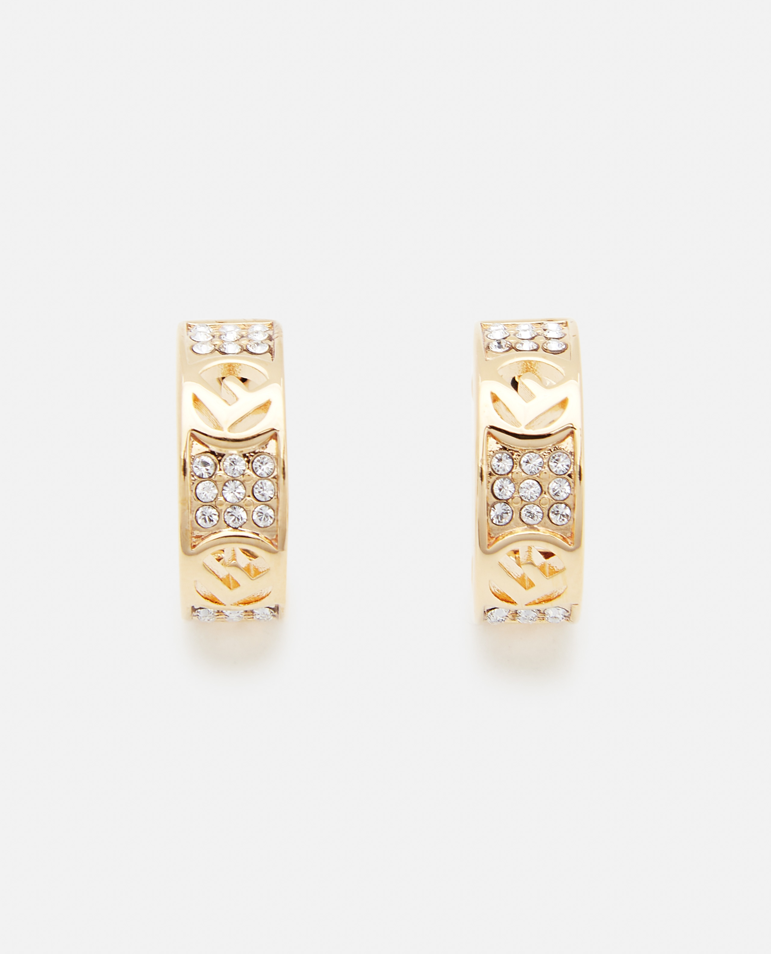 GOLD AND CRYSTALS SMALL EARRINGS günstig online kaufen