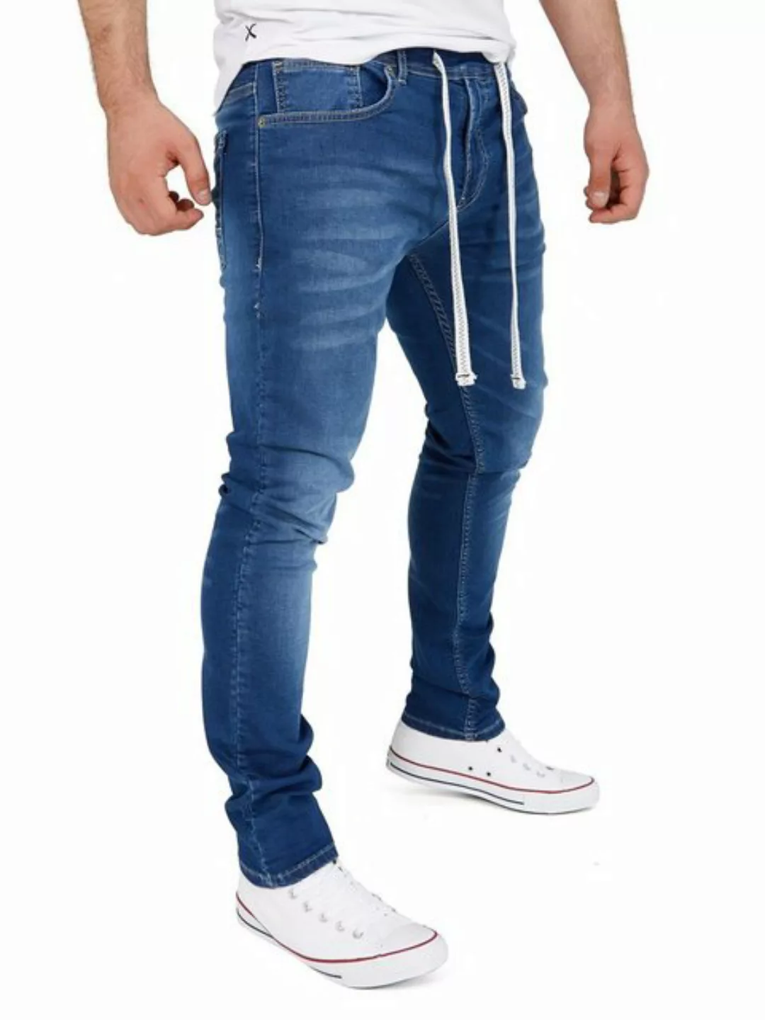 Yazubi Sweatjeans Jogginghose Herren Jogg in Jeans Steve Stretch Hose in Jo günstig online kaufen