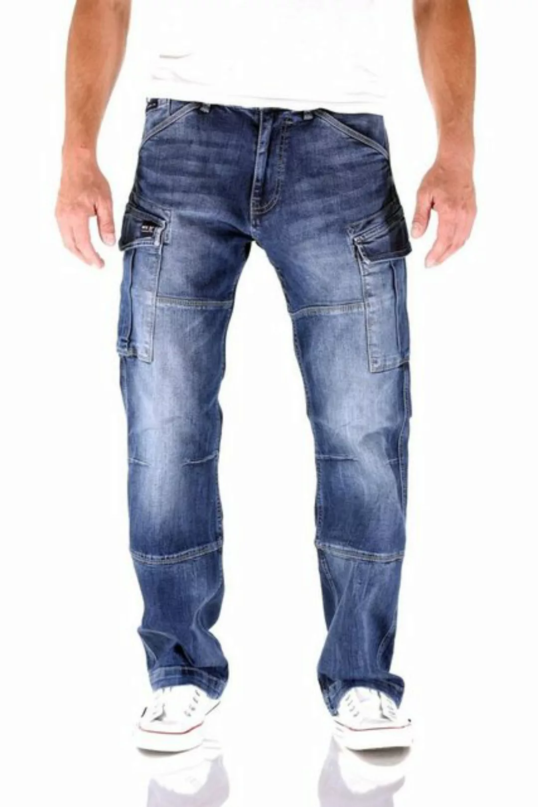 Big Seven Cargojeans Big Seven Brian Graduate Blue Cargo Herren Jeans günstig online kaufen