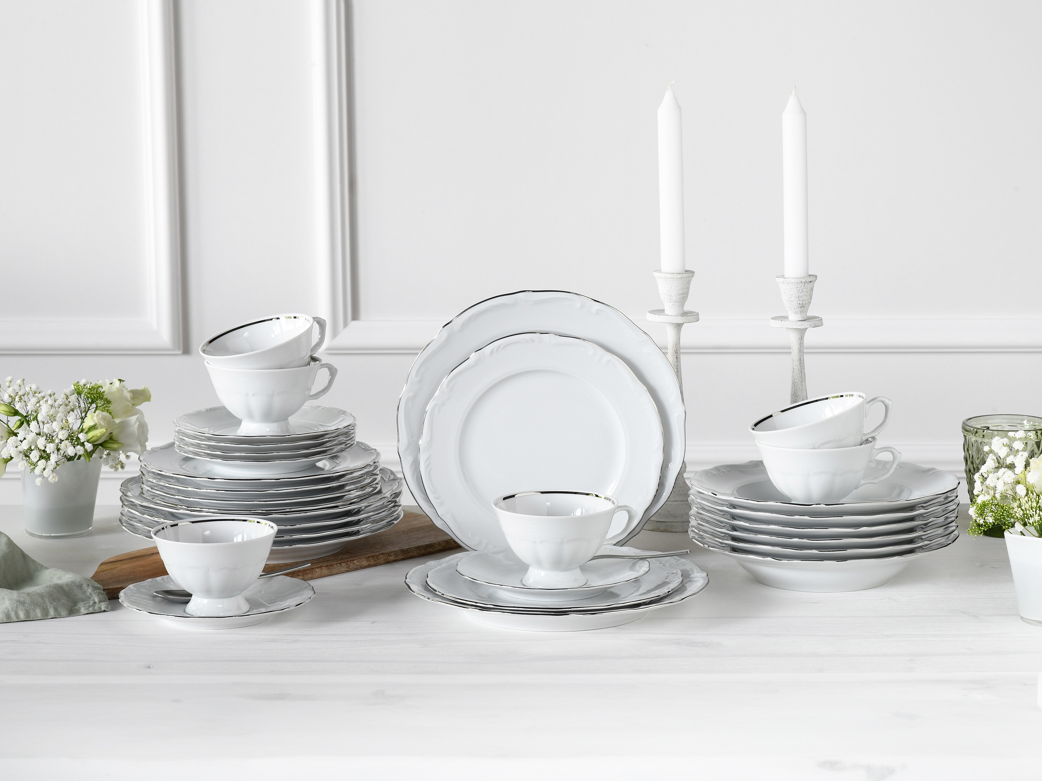 CreaTable Kombiservice »Maria Theresia, Kombi-Service 30-tlg«, (Set, 30 tlg günstig online kaufen