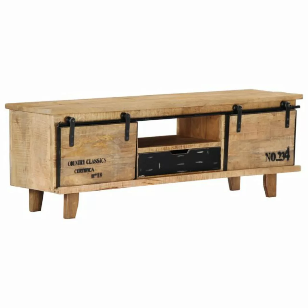 Tv-schrank 120 X 30 X 40 Cm Massivholz Mango günstig online kaufen