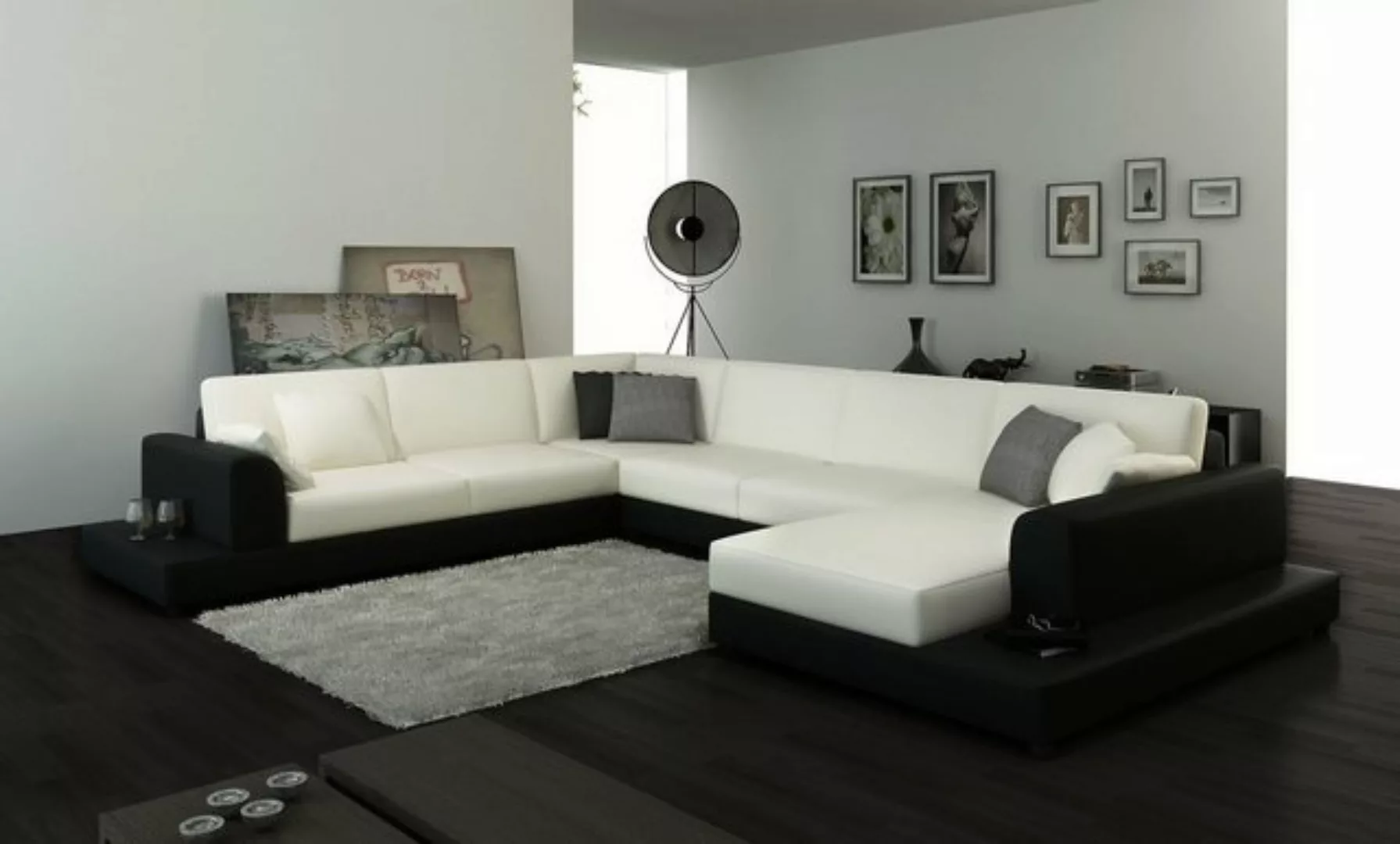 JVmoebel Ecksofa U-Form Wohnlandschaft Luxus Sofa moderne Couch Stilvolles günstig online kaufen