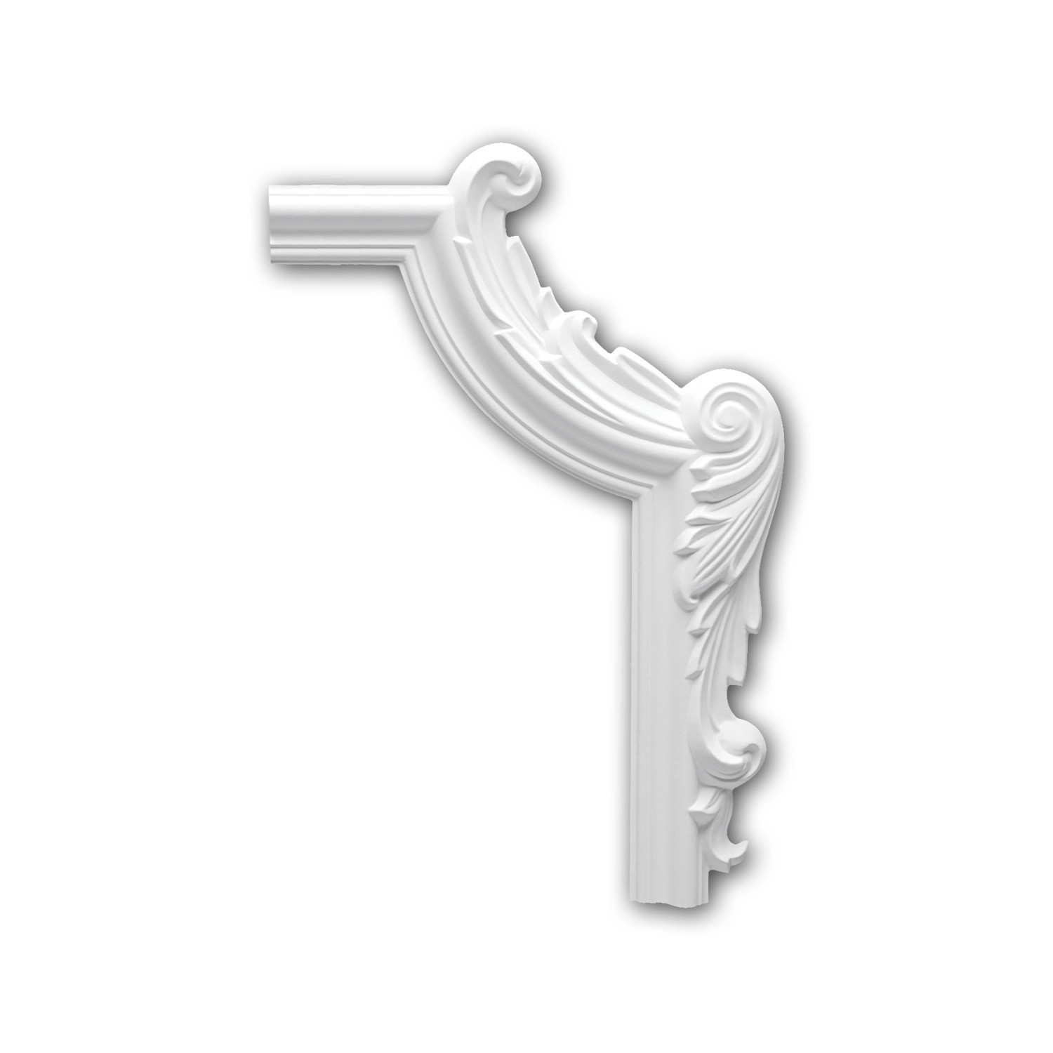 PROFHOME 152293 Eckelement für Wandleiste Zierelement dekoratives Element 2 günstig online kaufen