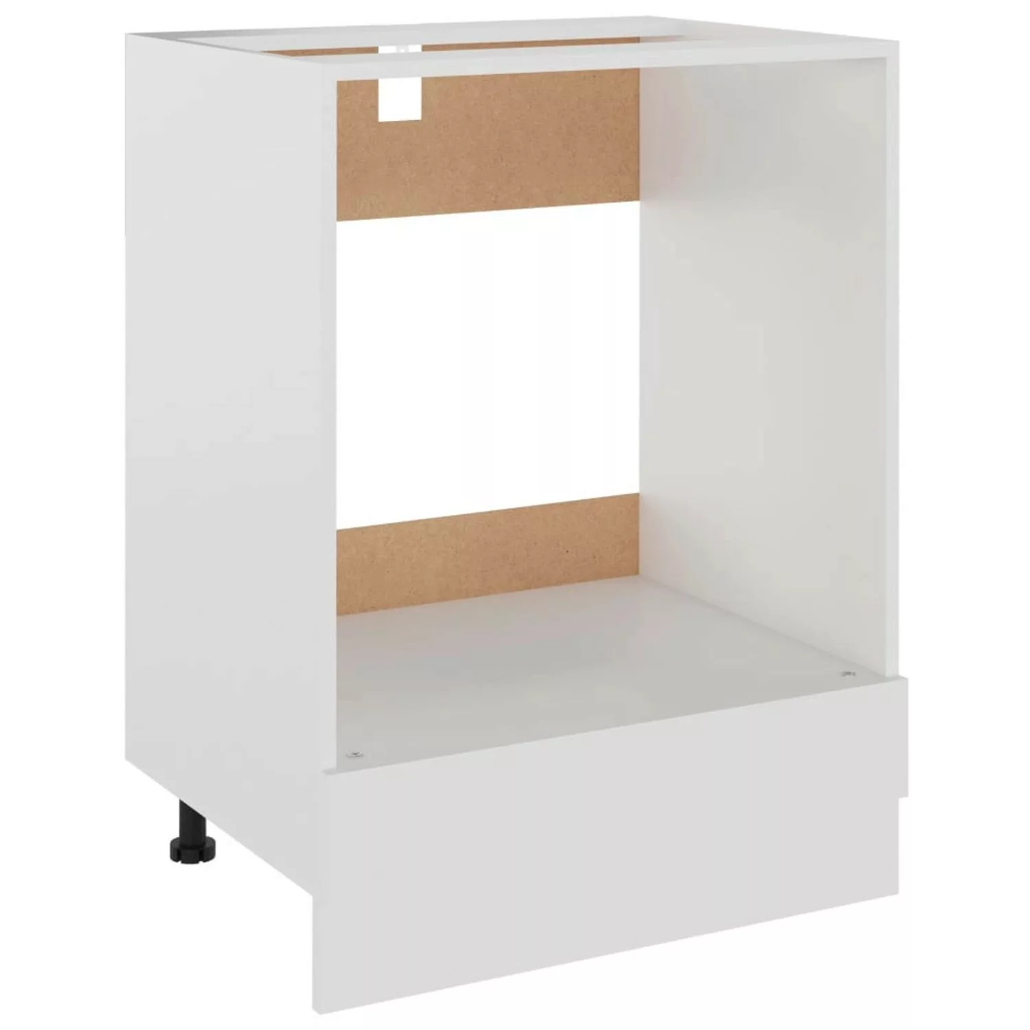 Herdumbauschrank Weiß 60x46x81,5 Cm Spanplatte günstig online kaufen
