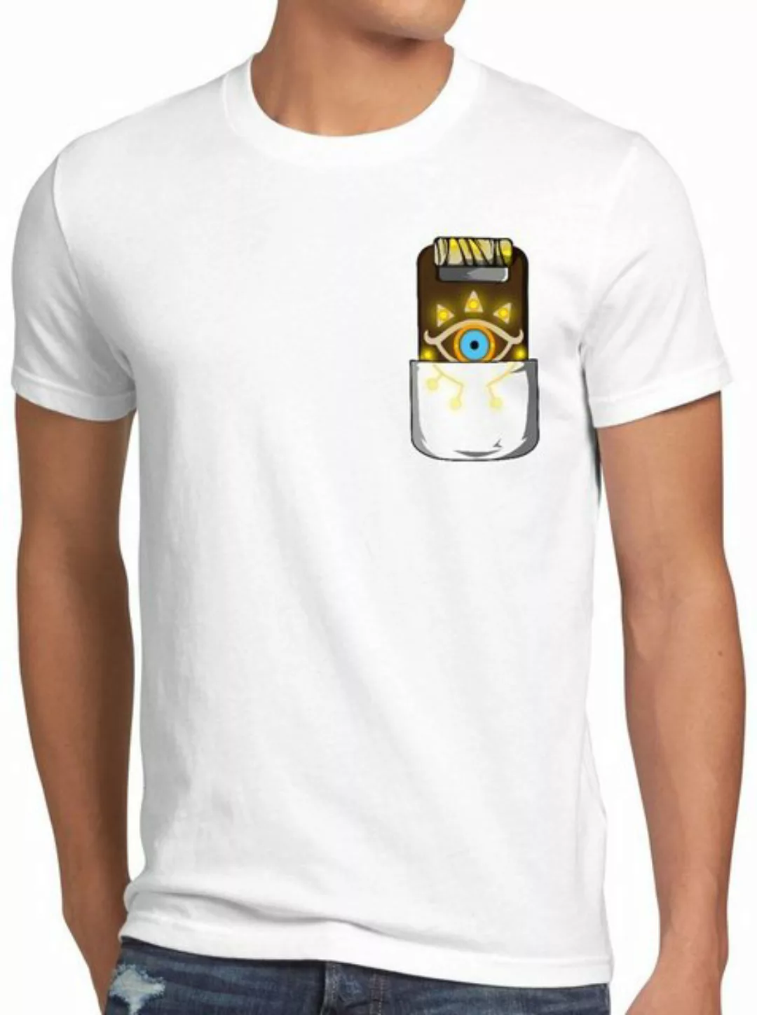 style3 Print-Shirt Herren T-Shirt Sheikah Tafel wild switch the breath of s günstig online kaufen