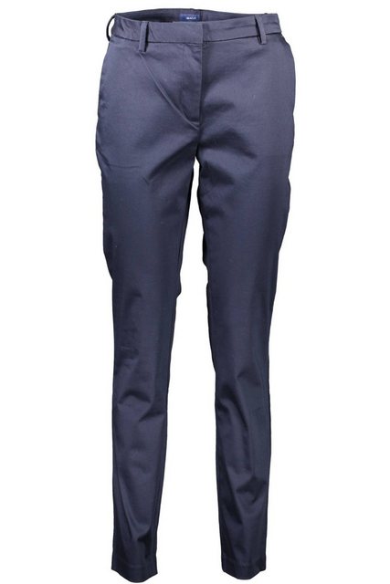 Gant 5-Pocket-Hose Elegante Damenhose in Blau mit 4 Taschen und Logodetail günstig online kaufen