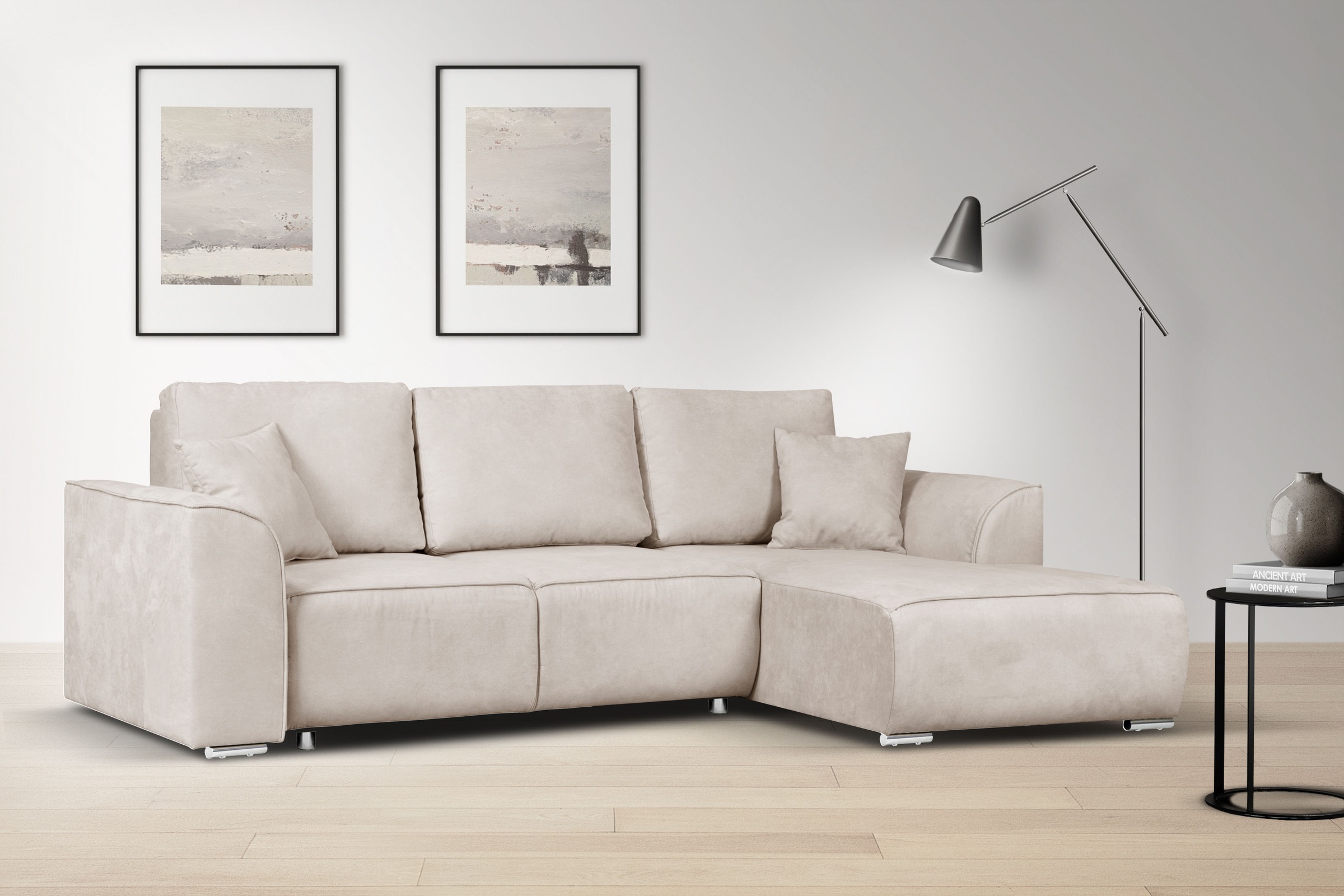 INOSIGN Ecksofa "BEATRICE optionale Schlafsofa mit Bettkasten, B/T/H: 265/1 günstig online kaufen