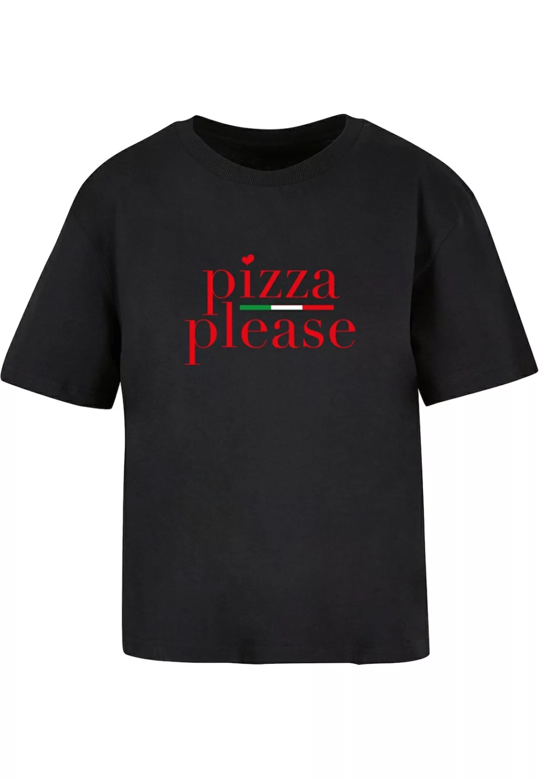 Miss Tee T-Shirt "Miss Tee Damen Pizza Please Tee" günstig online kaufen