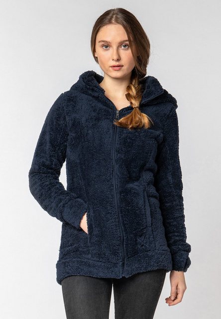 SUBLEVEL Fleecejacke Flauschiger Fleecemantel mit Kapuze günstig online kaufen