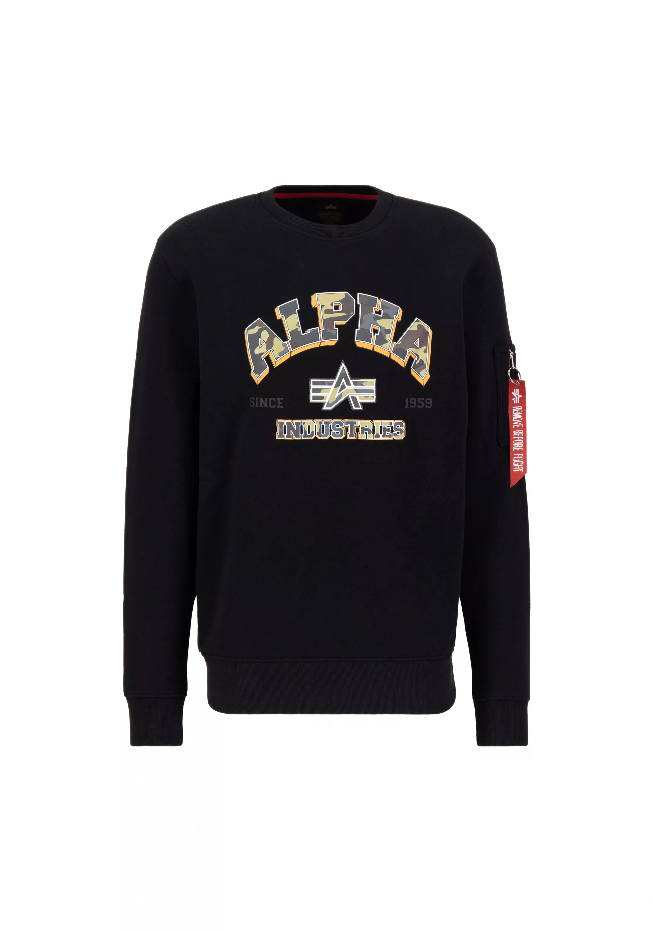 Alpha Industries Sweater "ALPHA INDUSTRIES Men - Sweatshirts College Camo S günstig online kaufen