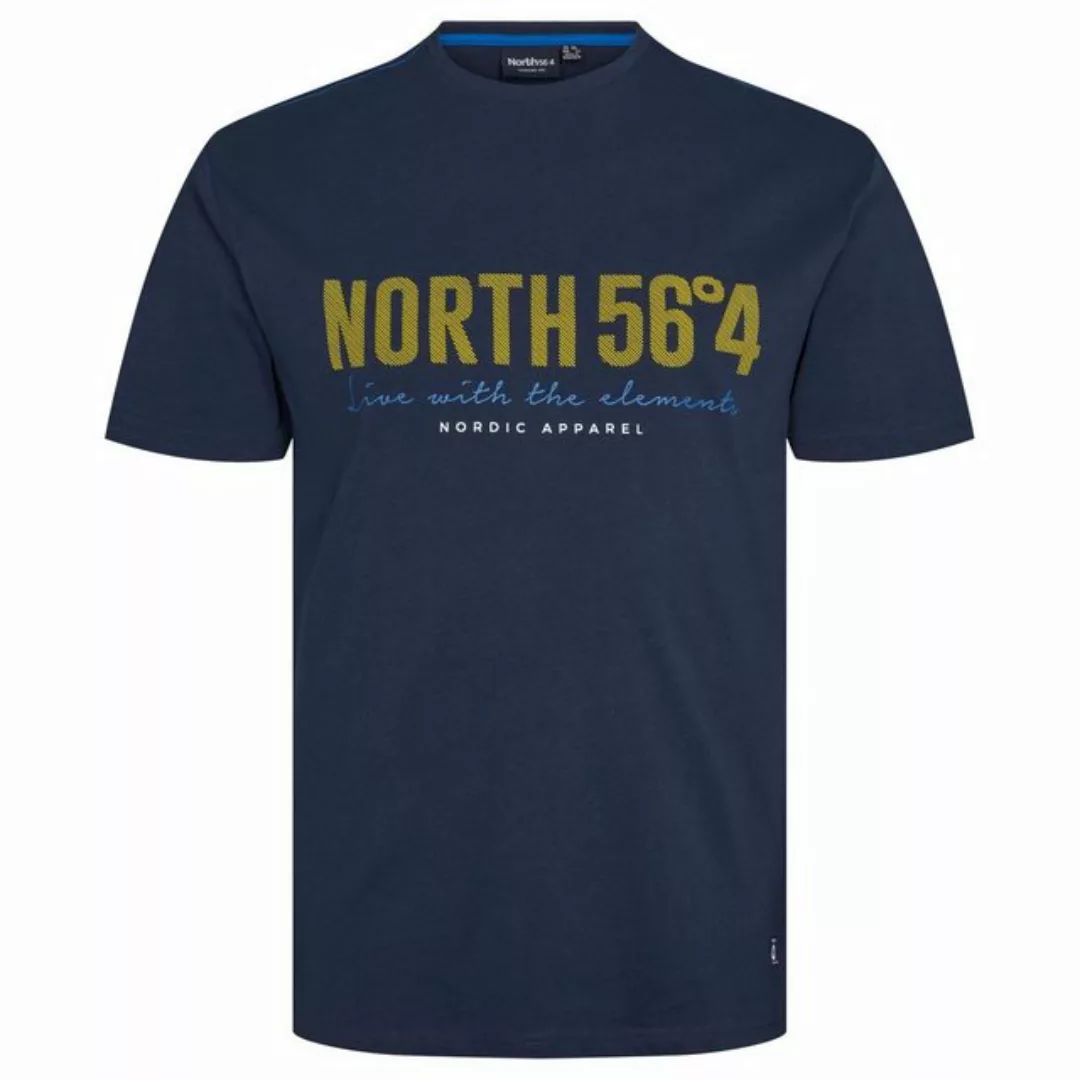 north 56 4 Rundhalsshirt T-Shirt von North 56°4 bedruckt in XXL Größen, bla günstig online kaufen