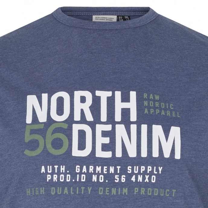 north 56 4 Rundhalsshirt Kurzarm T-Shirt von North 56Denim in Übergrößen bi günstig online kaufen