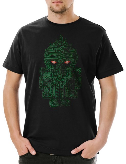 Urban Backwoods Print-Shirt Cthulhu Pattern Herren T-Shirt Wars Horror Arkh günstig online kaufen