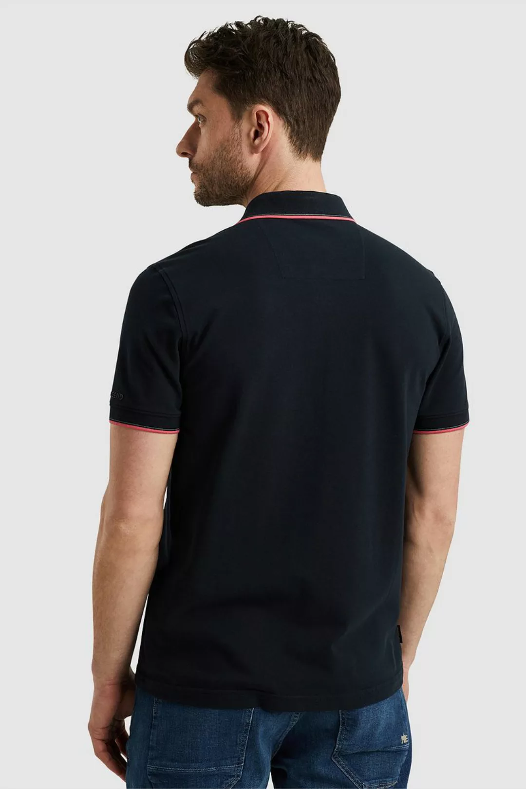 PME Legend Pique Polo Navy - Größe M günstig online kaufen