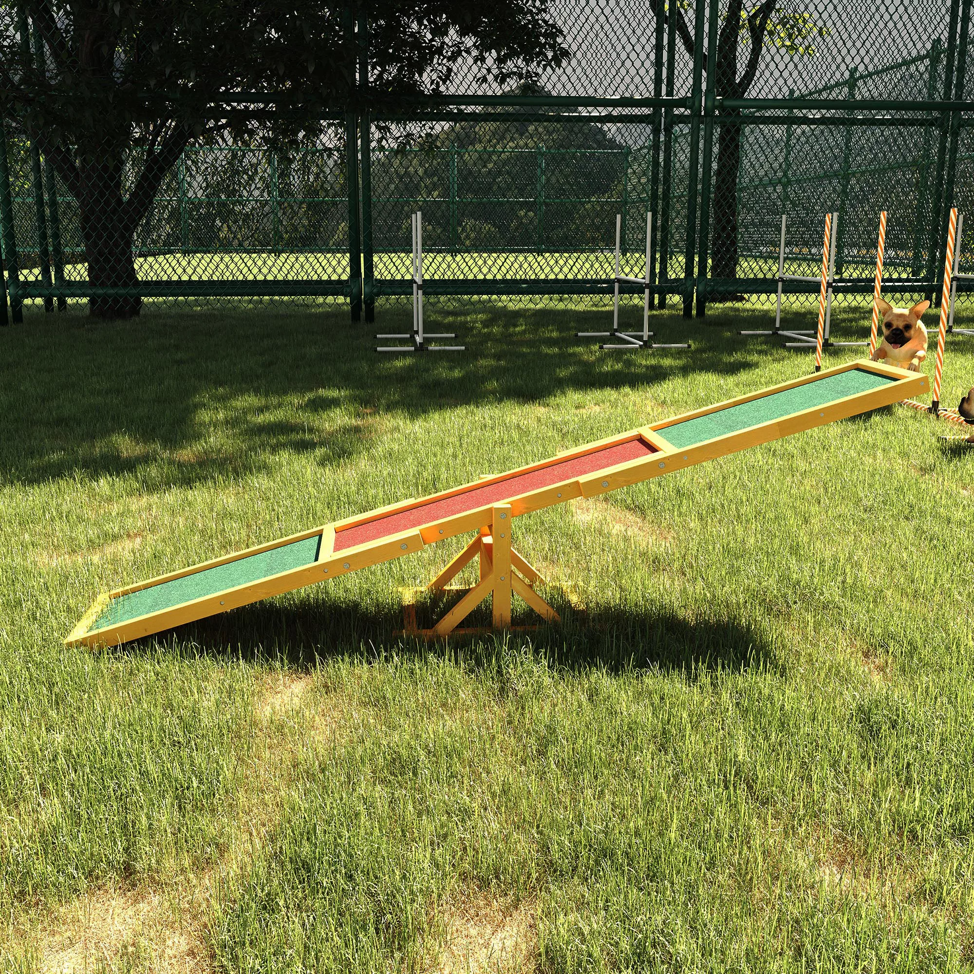 PawHut Agility-Hürde Hundewippe Spielzeug für Haustiere, günstig online kaufen