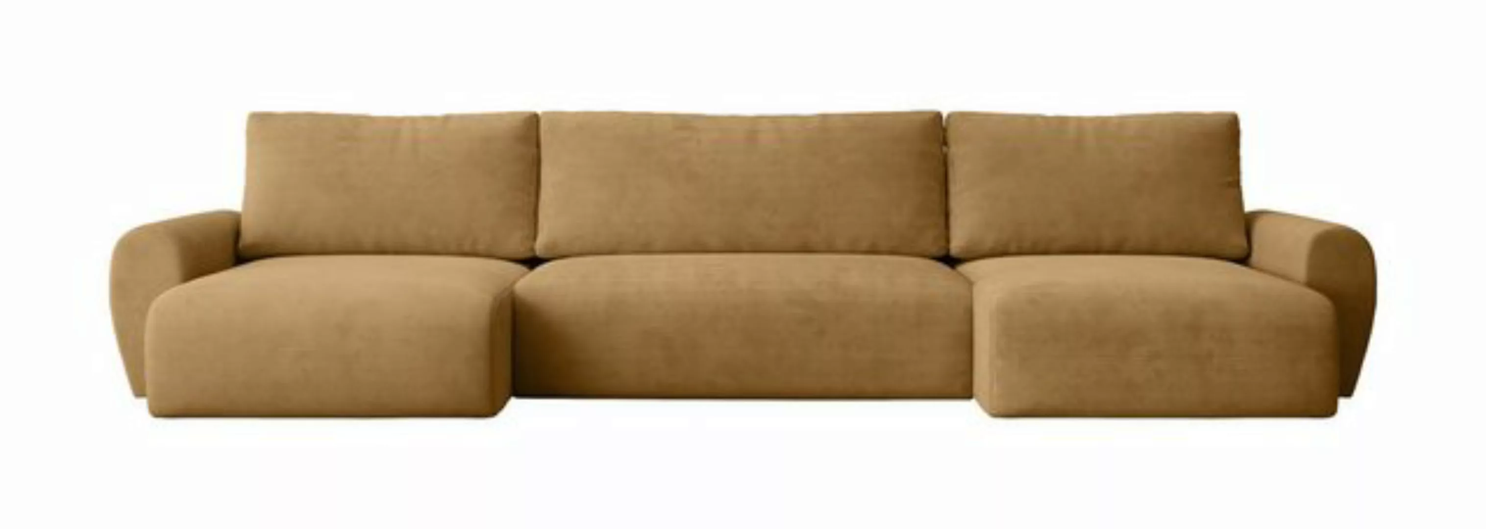 Beautysofa Ecksofa POSS U, mit Schlaffunktion, universelle Ottomane günstig online kaufen