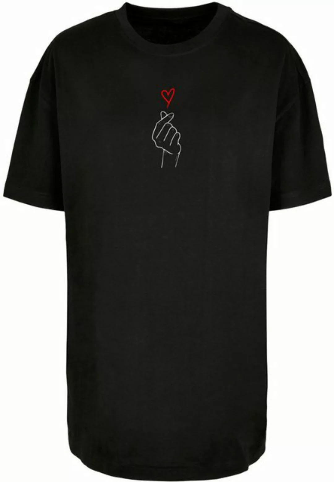 Merchcode T-Shirt Damen Ladies K Heart Oversized Boyfriend Tee (1-tlg) günstig online kaufen