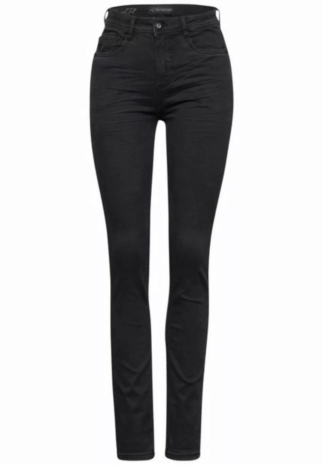 STREET ONE Gerade Jeans, High Waist günstig online kaufen