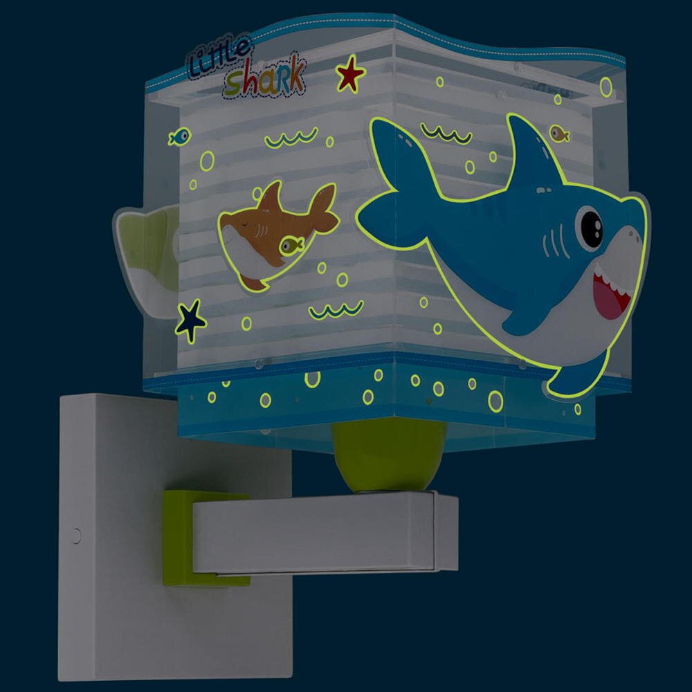 Dalber Little Shark Wandleuchte mit Meeresmotiv günstig online kaufen