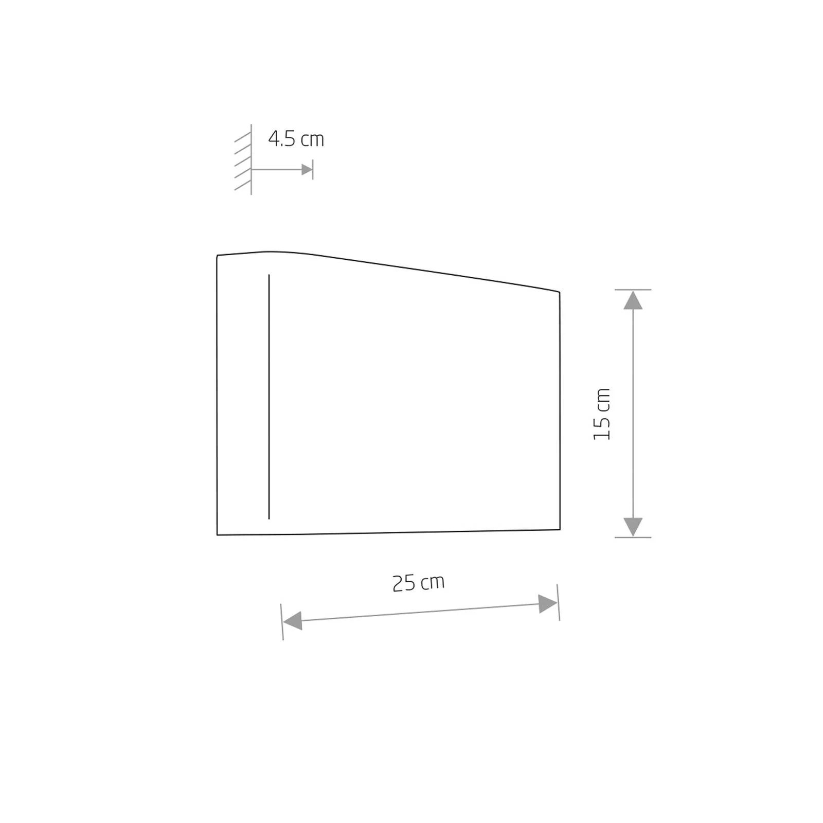 Wandleuchte Haga, goldfarben, Metall, 25 cm breit, G9 günstig online kaufen