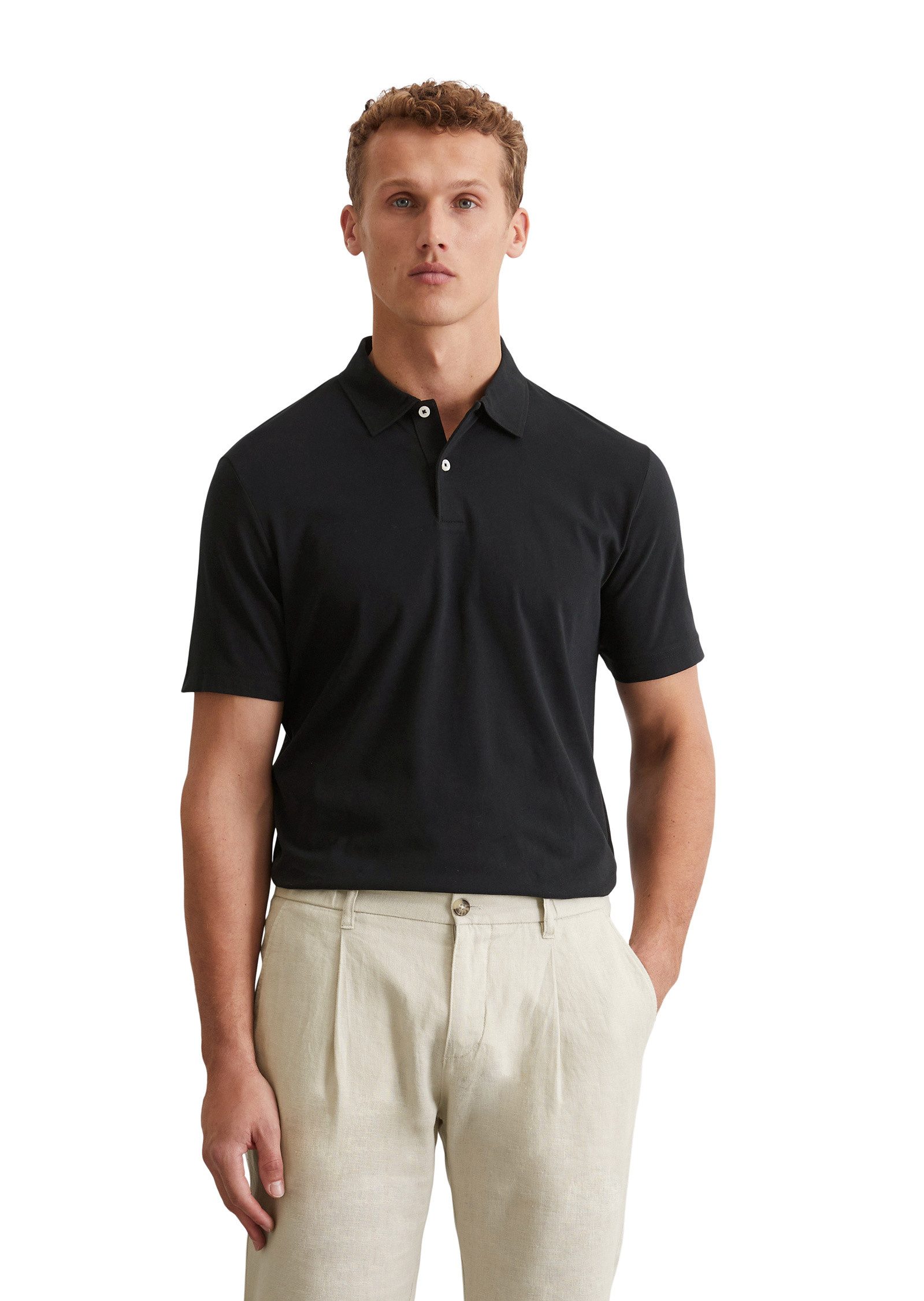 Marc OPolo Poloshirt "aus reiner Bio-Baumwolle" günstig online kaufen