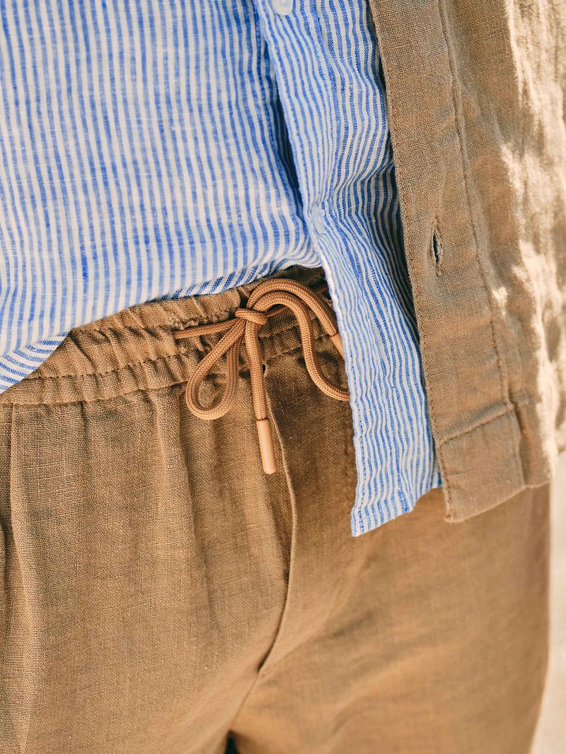 Suitable Leinen Beach Chino Beige - Größe XL günstig online kaufen