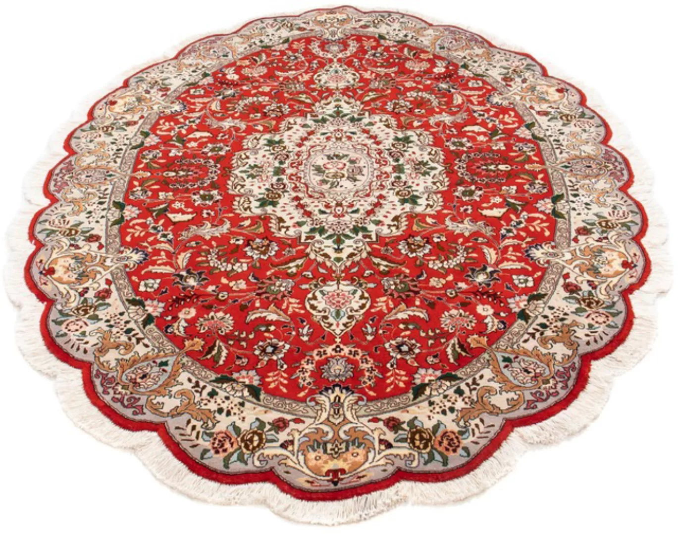 morgenland Orientteppich »Perser - Täbriz - Royal oval - 195 x 130 cm - rot günstig online kaufen