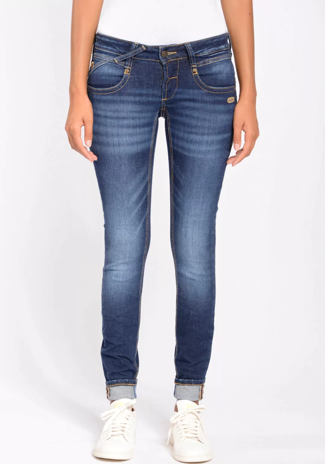 GANG Skinny-fit-Jeans "94NENA", mit niedriger Leibhöhe günstig online kaufen