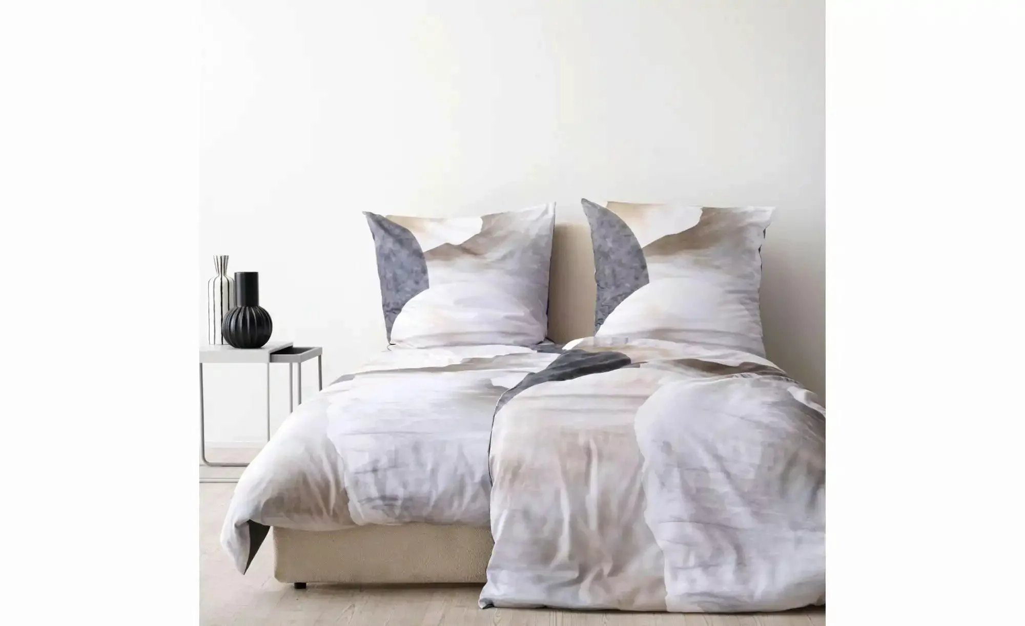 Apelt Bettwäsche-Set   ¦ beige ¦ Maße (cm): B: 135 H: 1 Bettwaren > Bettwäs günstig online kaufen