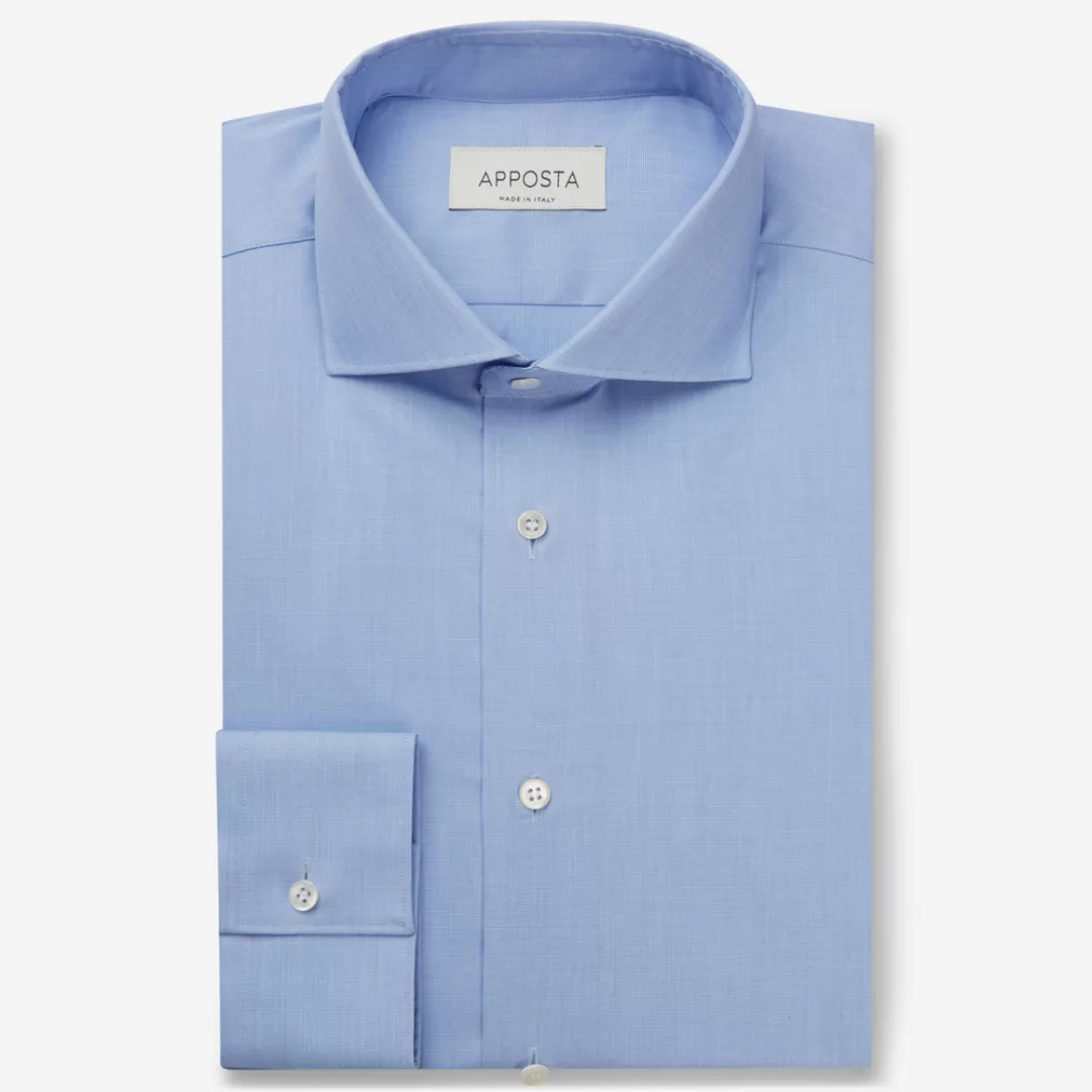 Hemd  einfarbig  hellblau 100% baumwolle non iron fil-à-fil, kragenform  ni günstig online kaufen