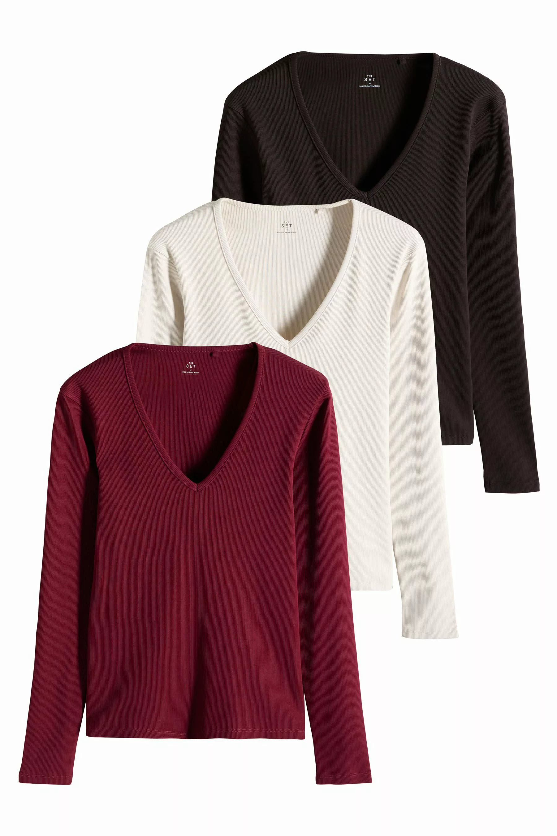 The Set Langarmshirt The Set Langarmshirts günstig online kaufen