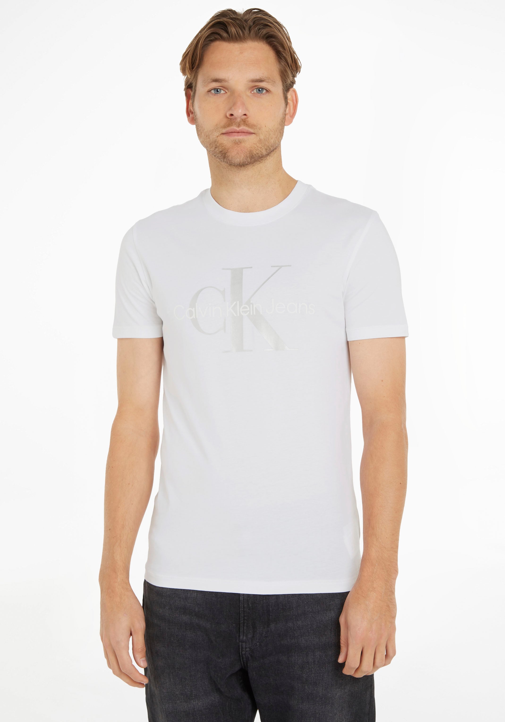 Calvin Klein Jeans T-Shirt SEASONAL MONOLOGO TEE mit Calvin Klein Logoschri günstig online kaufen